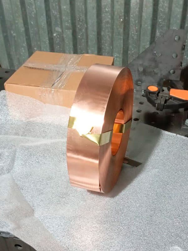 Медная лента 100 мм